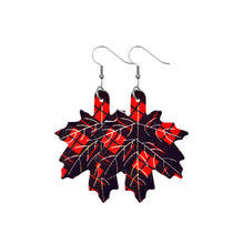 Charger l&#39;image dans la galerie, BOUCLES D&#39;OREILLES EN CUIR D&#39;ÉRABLE
