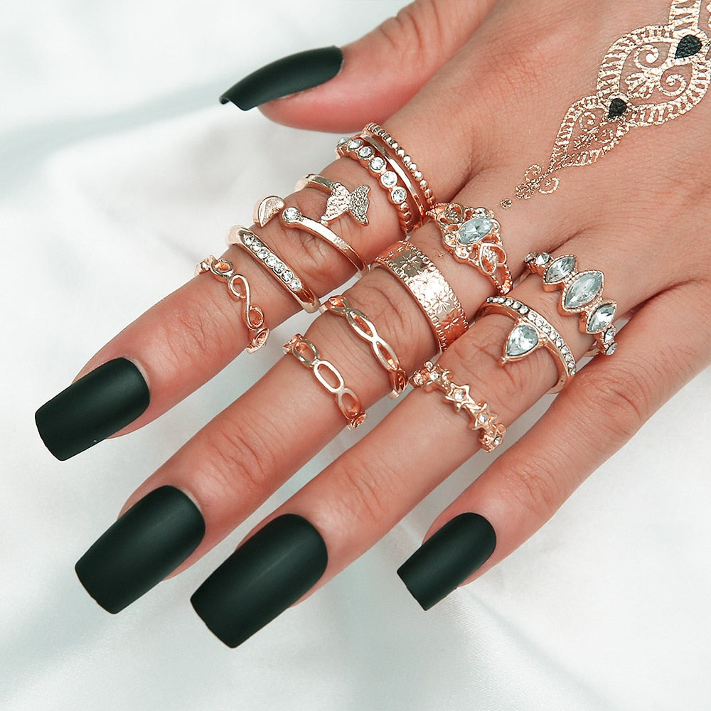 BOHO RINGS SET 