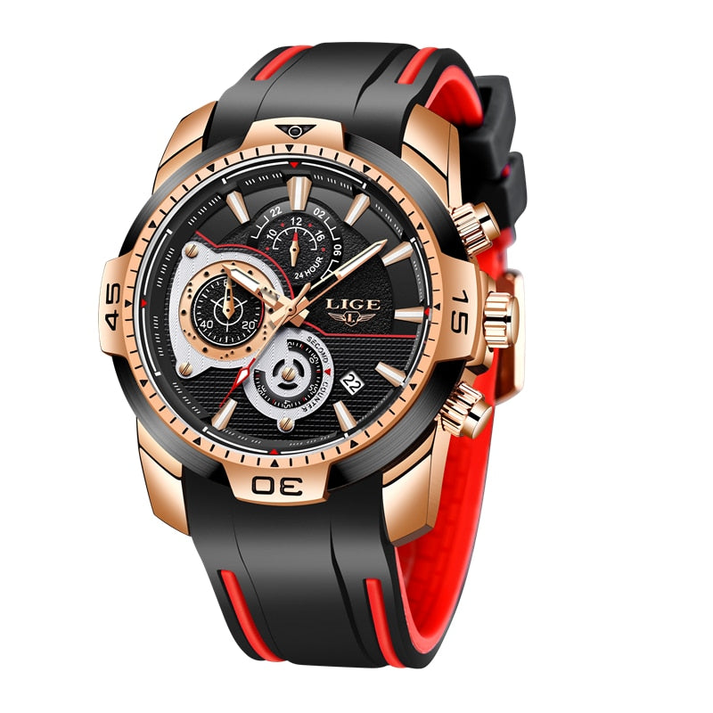 MONTRE TOP MARQUE DE LUXE EN CUIR - BOSSOUASHOP