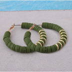 BOUCLES D'OREILLES EN ARGILE DOUCE