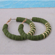 Charger l&#39;image dans la galerie, BOUCLES D&#39;OREILLES EN ARGILE DOUCE
