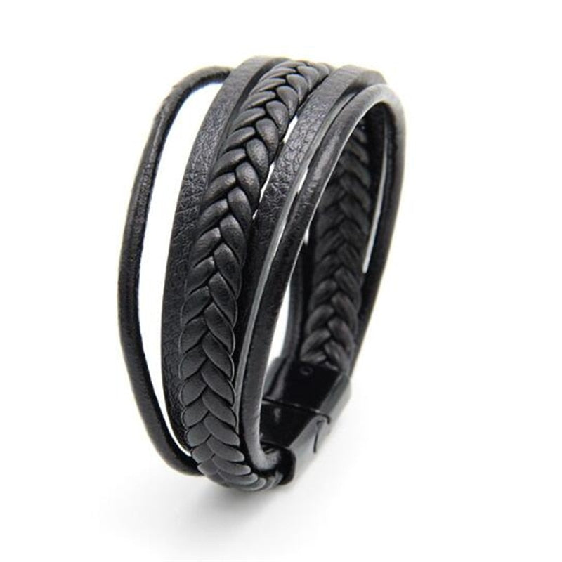 UNISEX GENUINE LEATHER FASHION BRACELET 