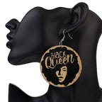 ETHNIC WOODEN EARRINGS