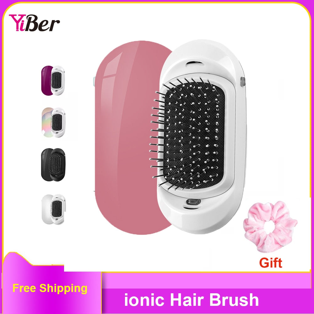 BROSSE A CHEVEUX ELECTRIQUE A IONS NEGATIFS