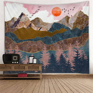 ABSTRACT WALL TAPESTRY