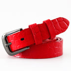 CEINTURE VINTAGE EN CUIR VÉRITABLE POUR FEMMES