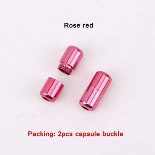 Accessoire de verrouillage pour lacets en aluminium, 15 couleurs