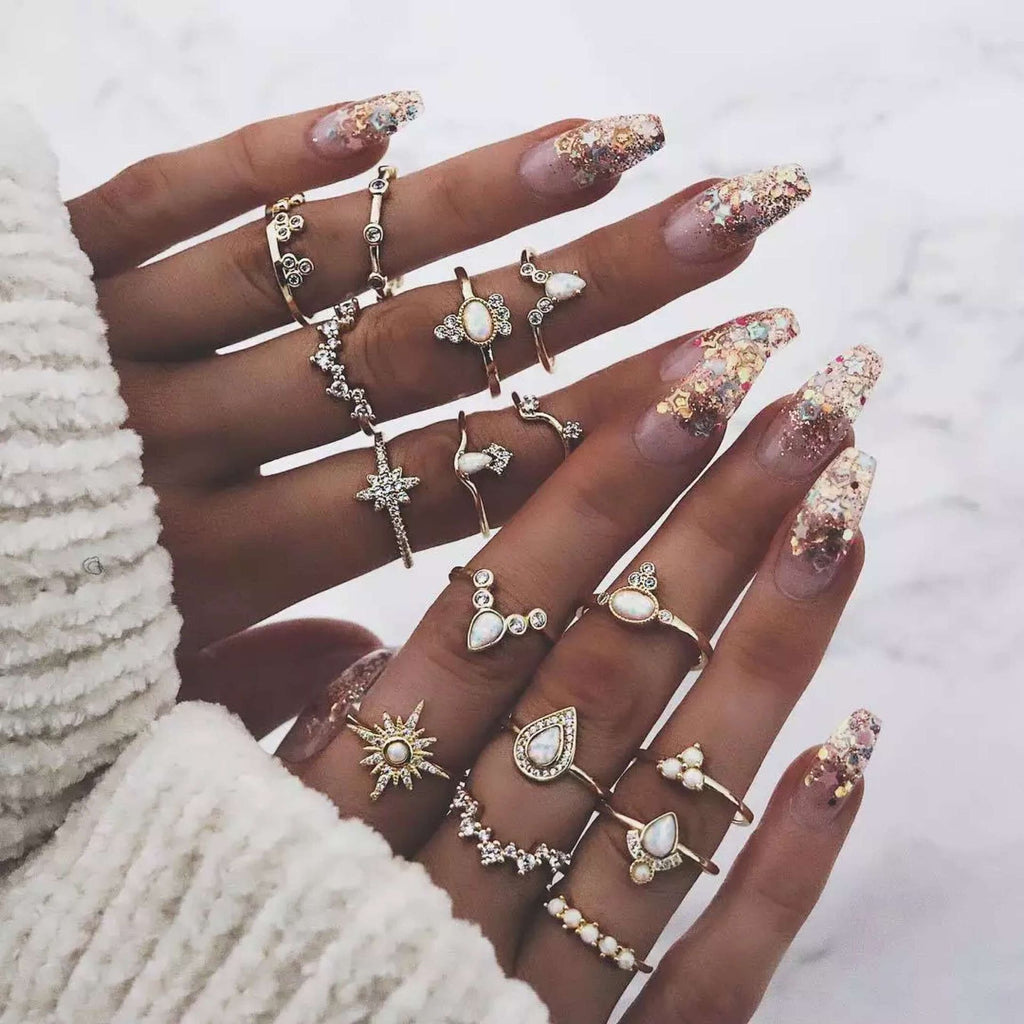 BOHO RINGS SET 