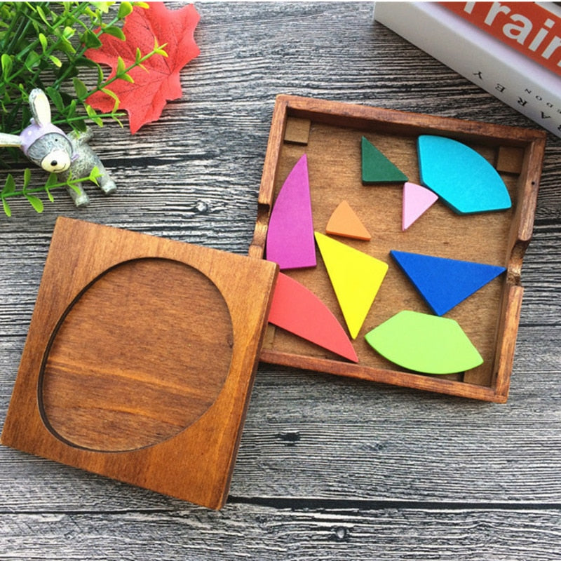 HEXAGONAL WOODEN PUZZLE 
