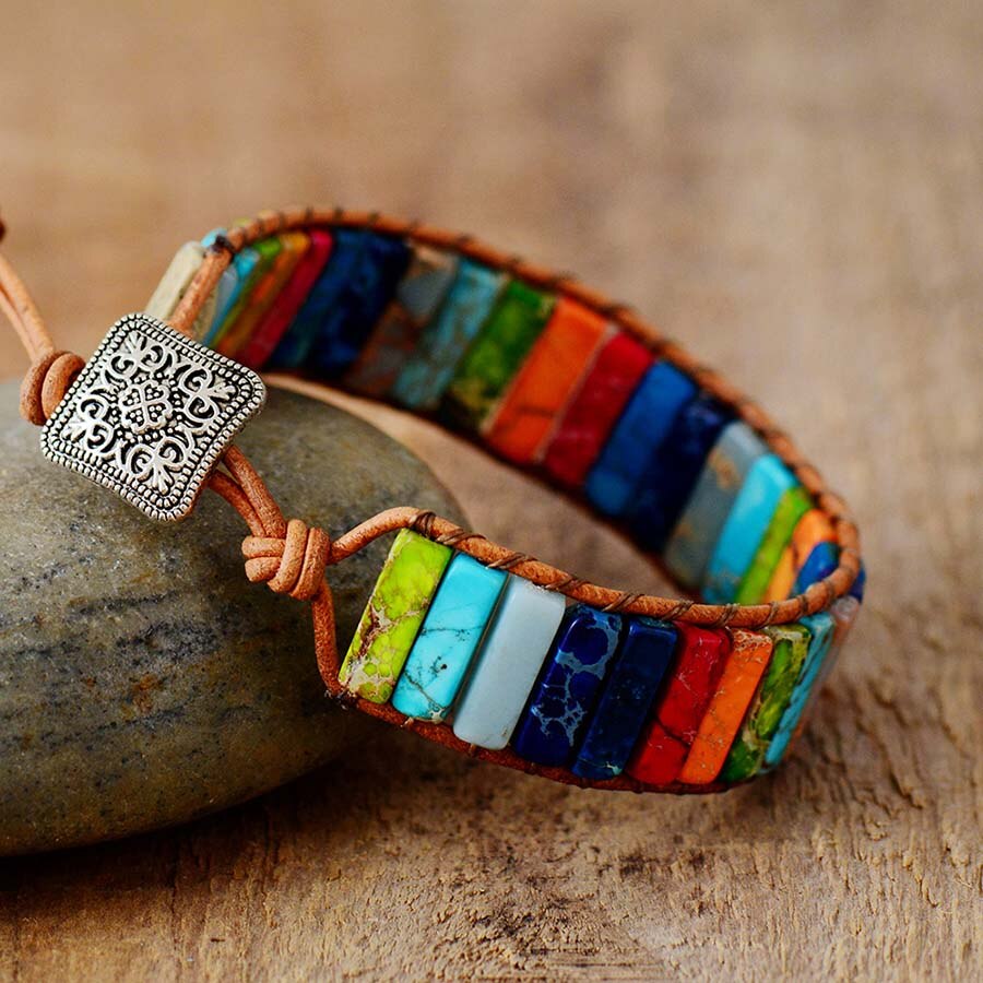 BRACELET MULTICOLORE FAIT A LA MAIN - BOSSOUASHOP
