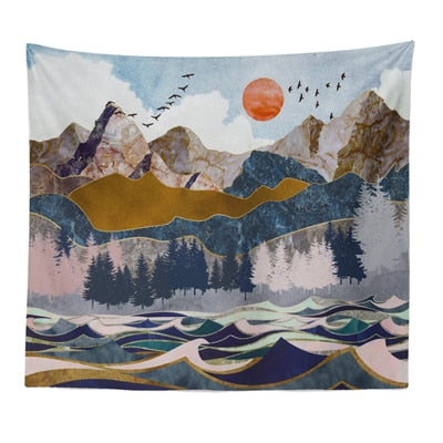 ABSTRACT WALL TAPESTRY