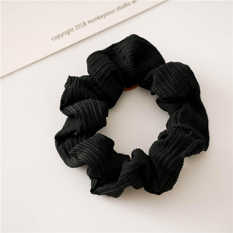 SCRUNCHIE EN SOIE FAIT A LA MAIN - BOSSOUASHOP