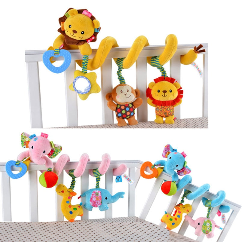 HOCHET EN PELUCHE À SUSPENDRE EN SPIRALE