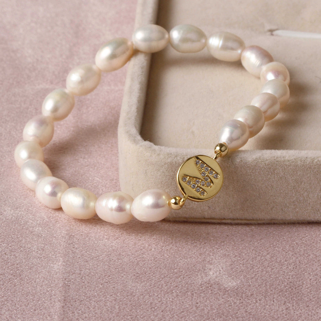 BRACELET EN PERLES NATURELLES POUR FEMMES