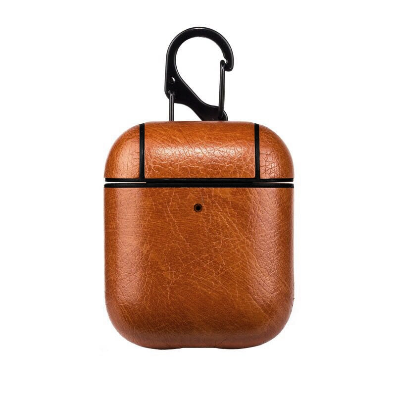 ETUI EN CUIR DE RANGEMENT POUR ÉCOUTEURS PORTABLES