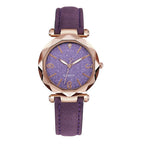 MONTRE-BRACELET EN CUIR ET CRISTAL POUR FEMMES - BOSSOUASHOP
