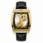 MONTRE MECANIQUE TRANSPARENTE ET AUTOMATIQUE POUR HOMMES - BOSSOUASHOP