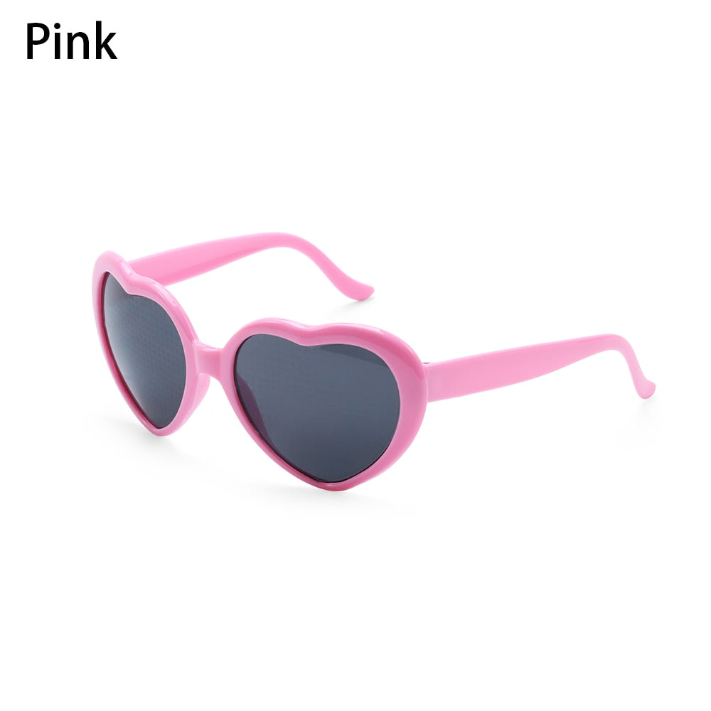 LUNETTES EN FORME DE COEUR A EFFETS DE DIFFRACTION POUR  FEMMES - BOSSOUASHOP
