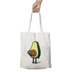 AVOCADO PRINTED CANVAS HANDBAG 