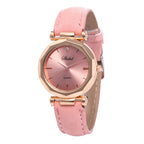 MONTRE-BRACELET EN CUIR ET CRISTAL POUR FEMMES - BOSSOUASHOP