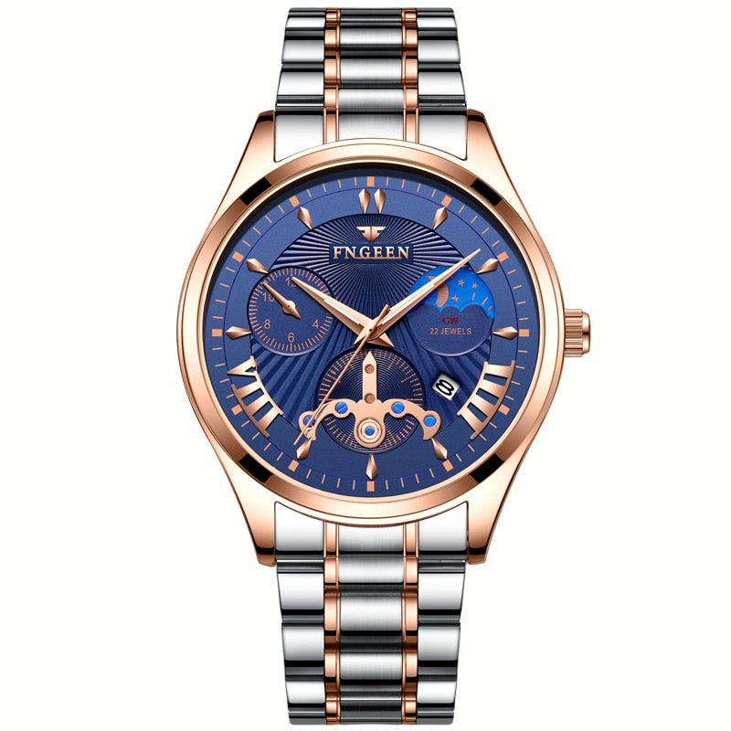 MONTRE À QUARTZ AVEC CADRAN LUMINEUX