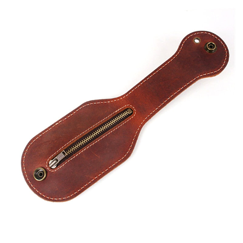 PORTE-MONNAIE D'AUTODEFENSE EN CUIR - BOSSOUASHOP