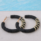 BOUCLES D'OREILLES EN ARGILE DOUCE