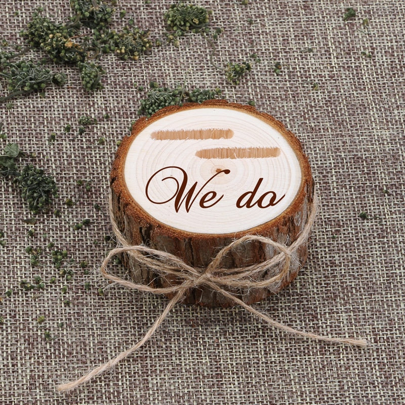 BOITE A BIJOUX RUSTIQUE EN BOIS (idéal fiançailles) - BOSSOUASHOP