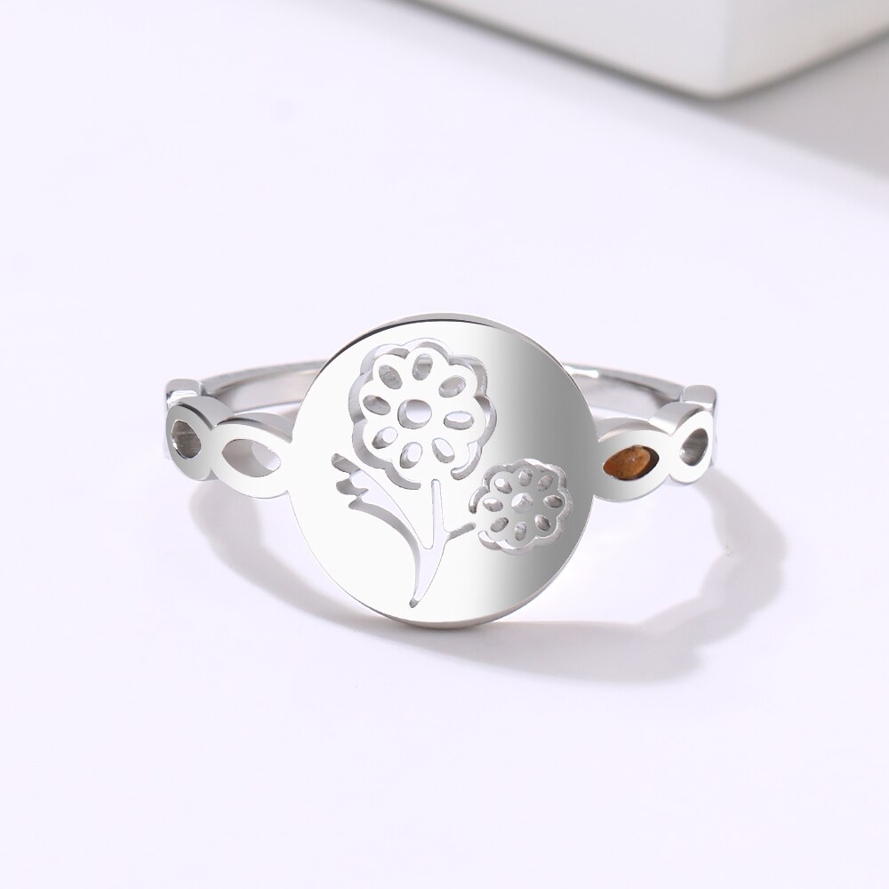 BAGUE EN ACIER INOXYDABLE POUR FEMMES