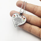 HEART-SHAPED NECKLACE (Ideal for Mother's Day) 