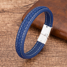 Load image into Gallery viewer, MEN&#39;S BRAIDED LEATHER BRACELET 

