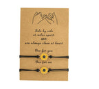 BRACELETS D'AMITIÉS TOURNESOL -VINTAGE - BOSSOUASHOP