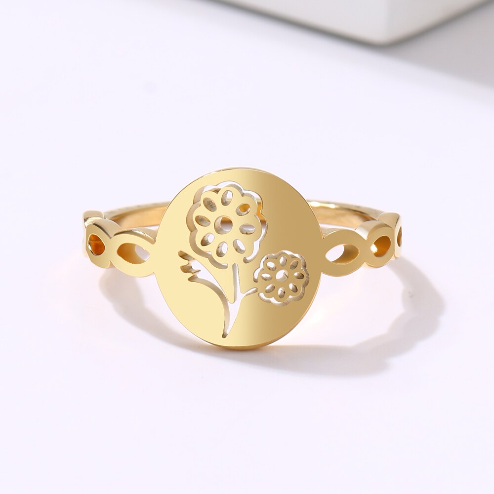 BAGUE EN ACIER INOXYDABLE POUR FEMMES