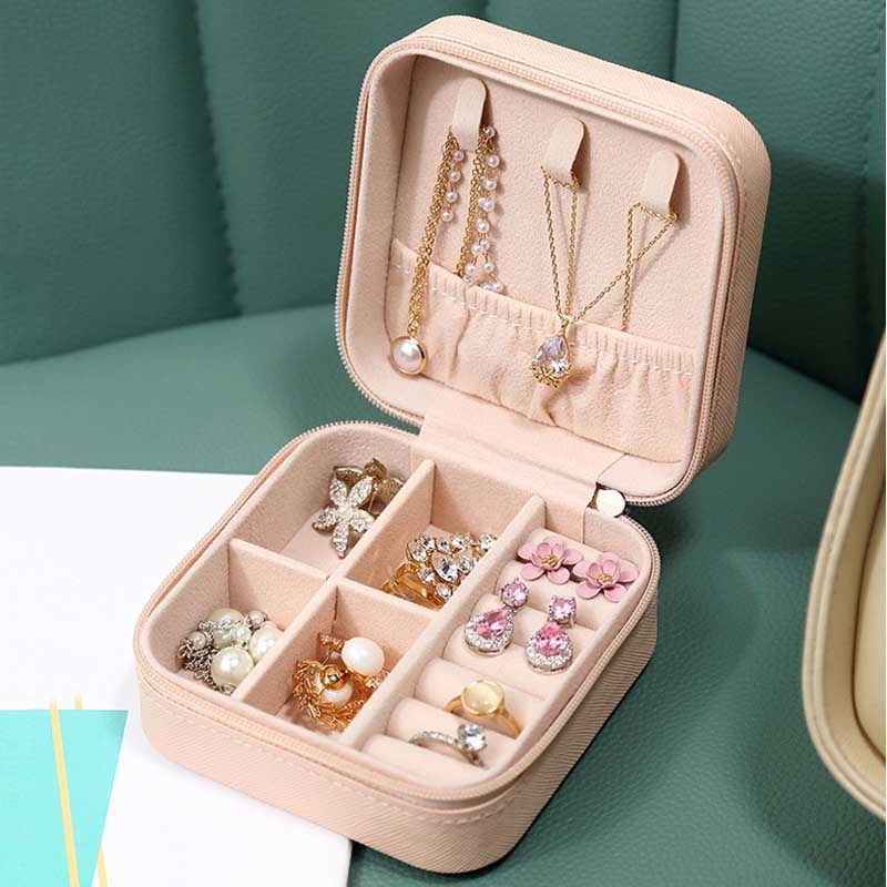 ORGANISATEUR DE BIJOUX EN CUIR PU - BOSSOUASHOP