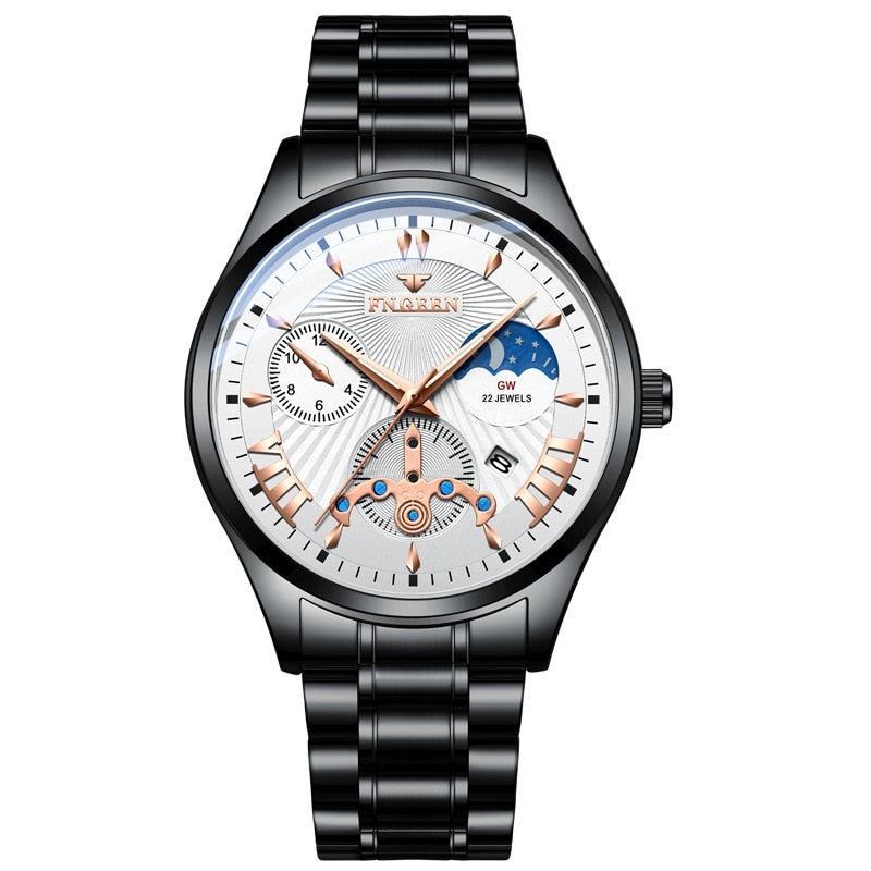 MONTRE À QUARTZ AVEC CADRAN LUMINEUX