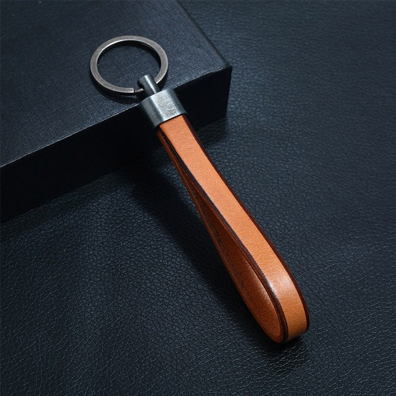 HANDMADE VINTAGE LEATHER KEY RING