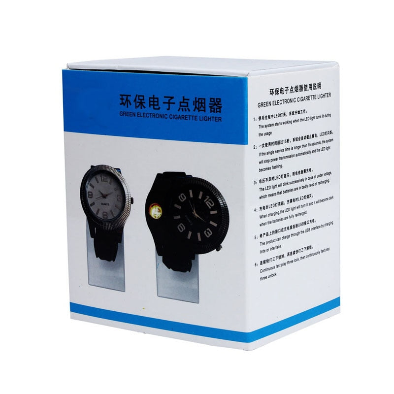 MONTRE -BRACELET A QUARTZ AVEC CHARGEUR USB, - BOSSOUASHOP