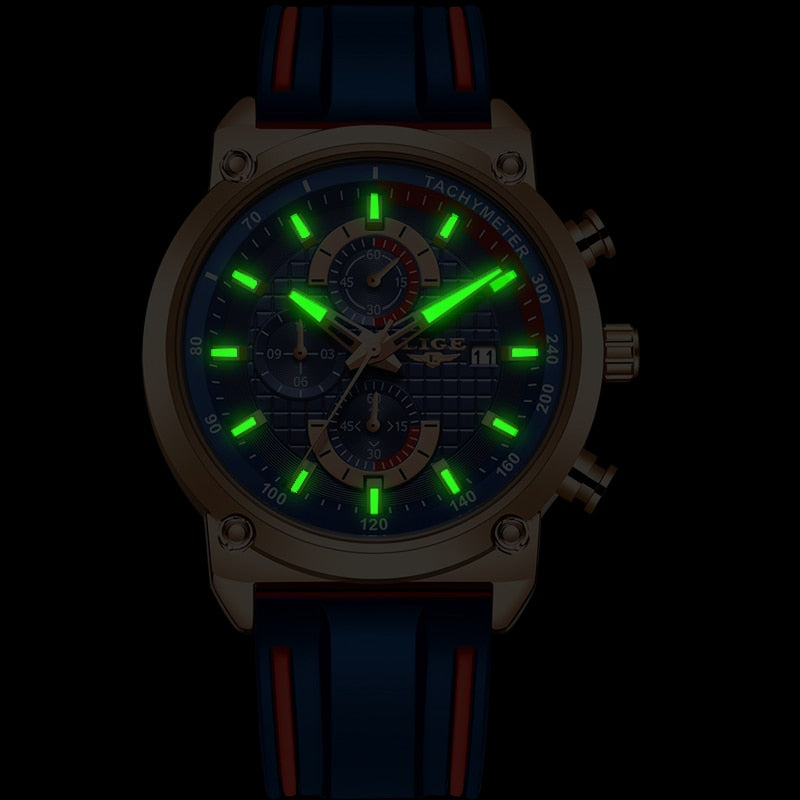 MEN'S SILICONE WRISTWATCH 