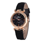 MONTRE-BRACELET EN CUIR ET CRISTAL POUR FEMMES - BOSSOUASHOP