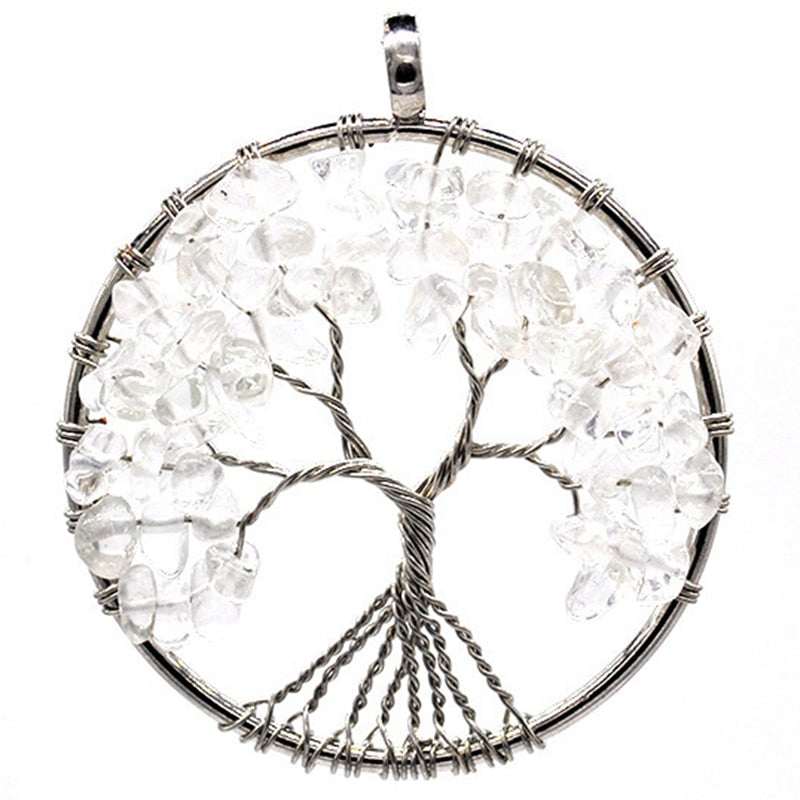COLLIERS AVEC PENDENTIF EN PIERRES NATURELLES