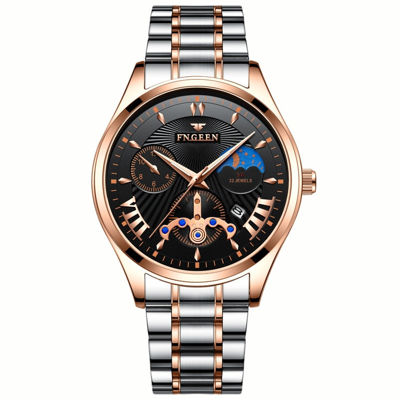 MONTRE À QUARTZ AVEC CADRAN LUMINEUX