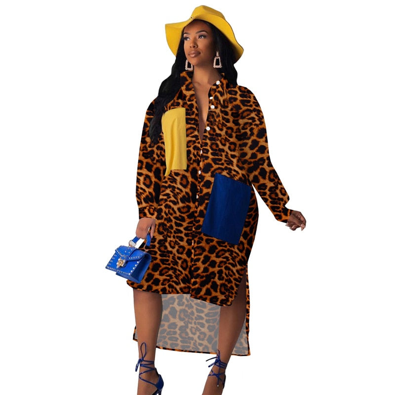 CHEMISE ROBE - MODE CHIC PATCHWORK