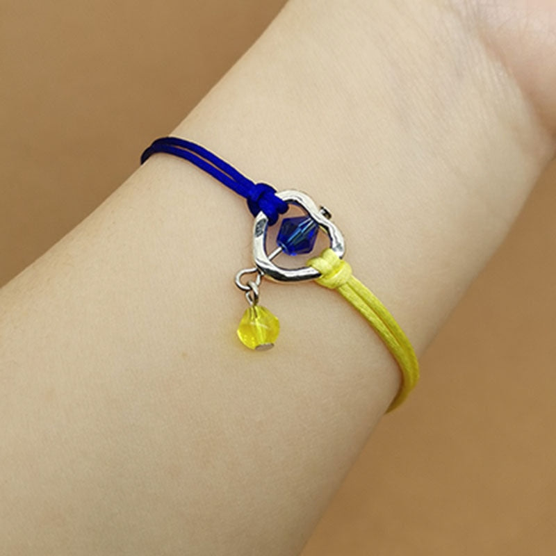 HAND-WOVEN SUNFLOWER BRACELET