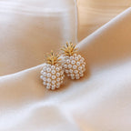 RETRO PINEAPPLE PEARL EARRINGS 