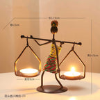 METAL CANDLESTICK 