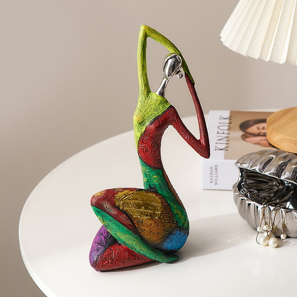 YOGA WOMEN SCULPTURE STATUE