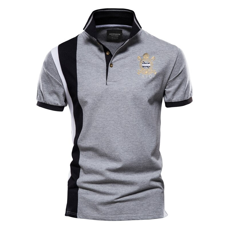 EMBROIDERED POLO SHIRT WITH PATCH 