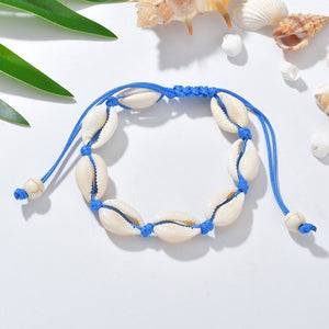 BRACELET DE CHEVILLE EN COQUILLAGE NATUREL