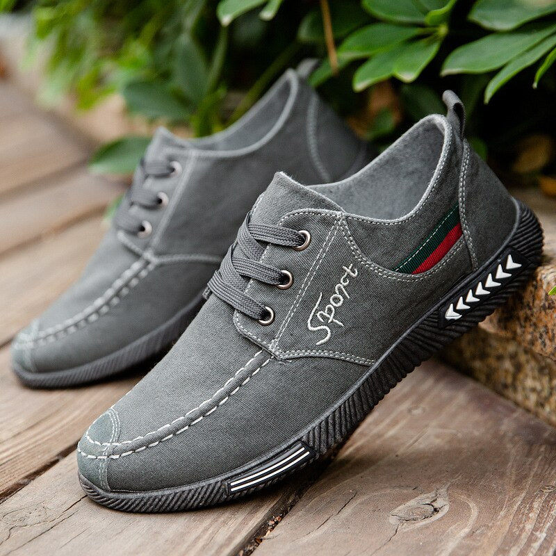 CANVAS FLAT SHOES