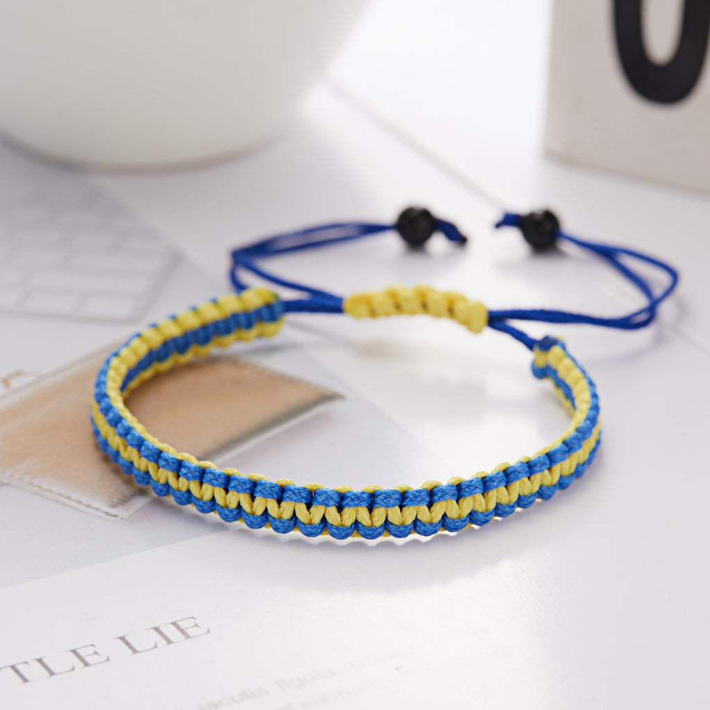 HAND-WOVEN SUNFLOWER BRACELET